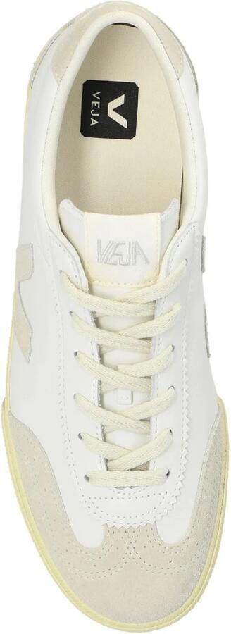 Veja Grijze Canvas Sneaker met Leren Details - Foto 3