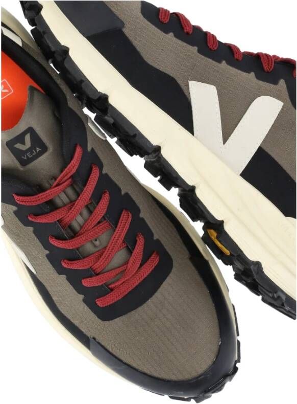 VEJA Dekkan Ripstop Kaki Pierre Kaki Polyester Lage sneakers Unisex