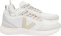Veja Sneakers met contrasterende panelen en vetersluiting White Dames - Wit