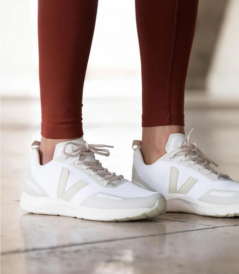 Veja Sneakers met contrasterende panelen en vetersluiting White Dames - Foto 3
