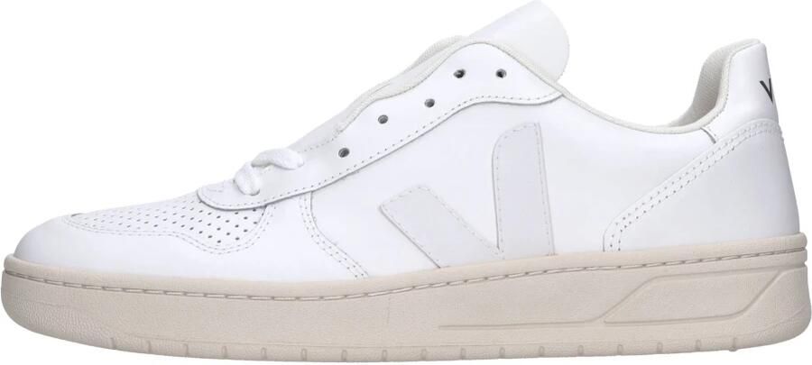 Veja Witte Leren Sneakers Logo Rubberen Zool White - Foto 8