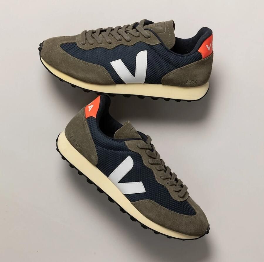 Veja Rio Branco Sneakers Blauw Nautico Orange Rb0102359 Blue Heren - Foto 2