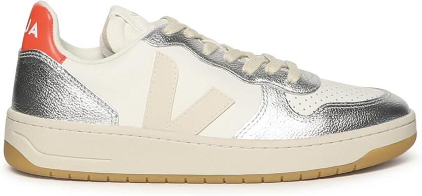 VEJA Lage Sneakers Dames V-10 Maat: 40 Materiaal: Leer Kleur: Wit - Foto 3
