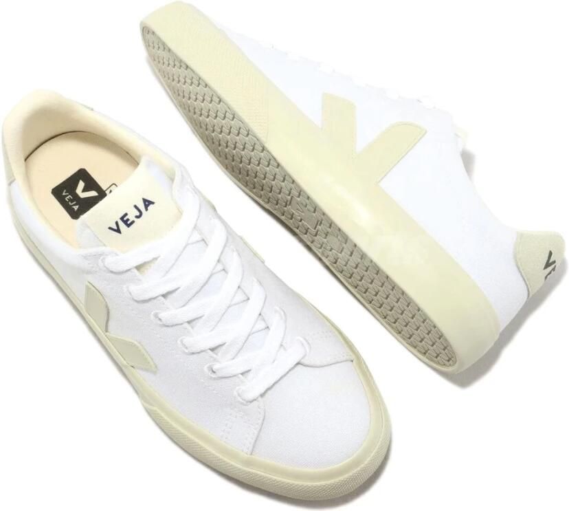 VEJA Lage Sneakers Dames Campo Maat: 36 Materiaal: Canvas Kleur: Wit - Foto 5