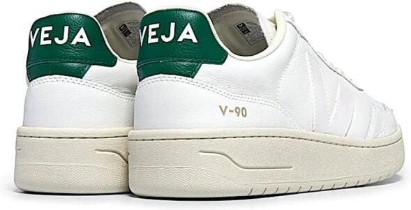 Veja Witte Leren Sneakers Gestructureerd Kalfsleer White Heren - Foto 4