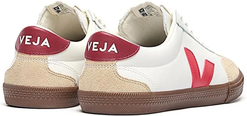 VEJA Lage Sneakers Dames Volley Maat: 36 Materiaal: Leer Kleur: Wit - Foto 4