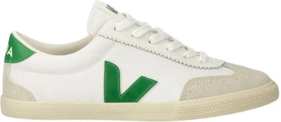 Veja Canvas Volley Sneakers in Wit Multicolor Dames