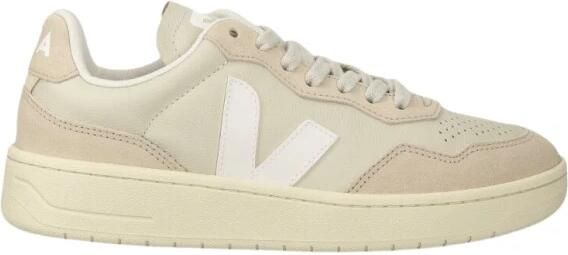 Veja Multicolor V-90 Sneakers met Veters Beige Dames