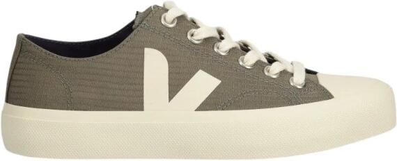 Veja Canvas Lage Sneakers Khaki Pierre Green Heren
