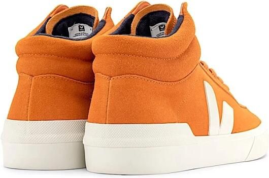 Veja women shoes high top suede trainers sneakers Minotaur Oranje Dames - Foto 6