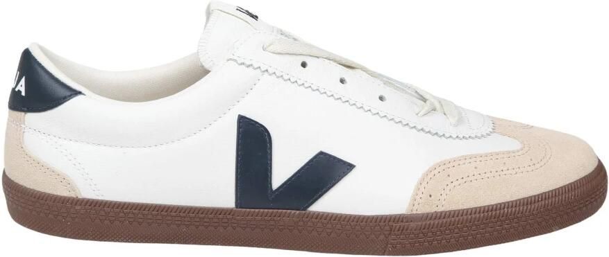 Veja Suede Volley Sneakers Wit Blauw White Heren - Foto 2
