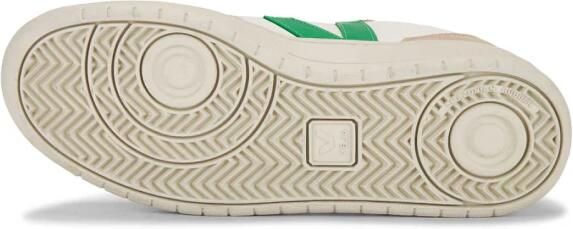 Veja Witte Leren Sneakers met Beige Suède Inzetstukken White Heren - Foto 14