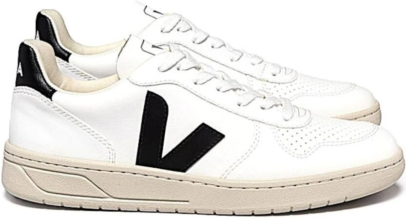 Veja V-10 den Patch Logo Geperforeerde Details Rubberen Zool White - Foto 4