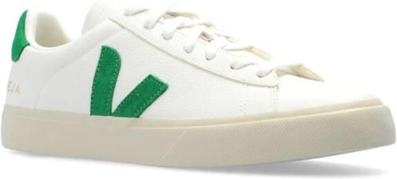 Veja Groene Leren Sneakers met Logo Detail White Heren - Foto 4
