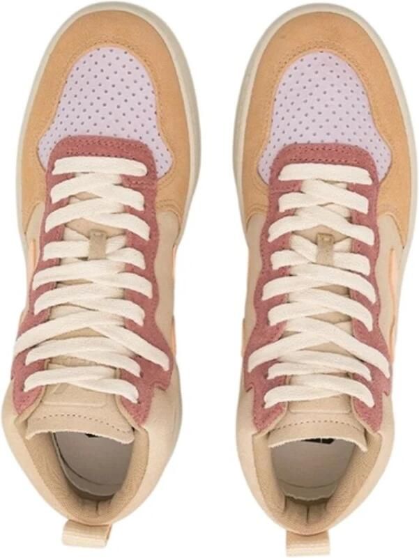 Veja Sneakers Dames Hoge sneakers Damesschoenen Suède V15 suede Beige combi - Foto 2