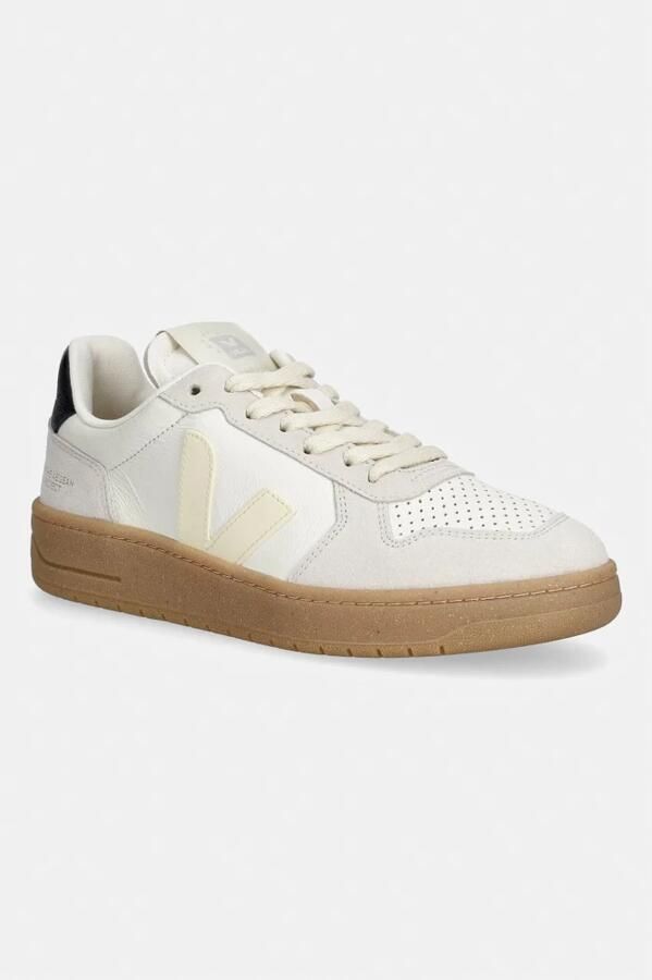 VEJA Lage Sneakers Dames V-82 Leer Beige - Foto 4