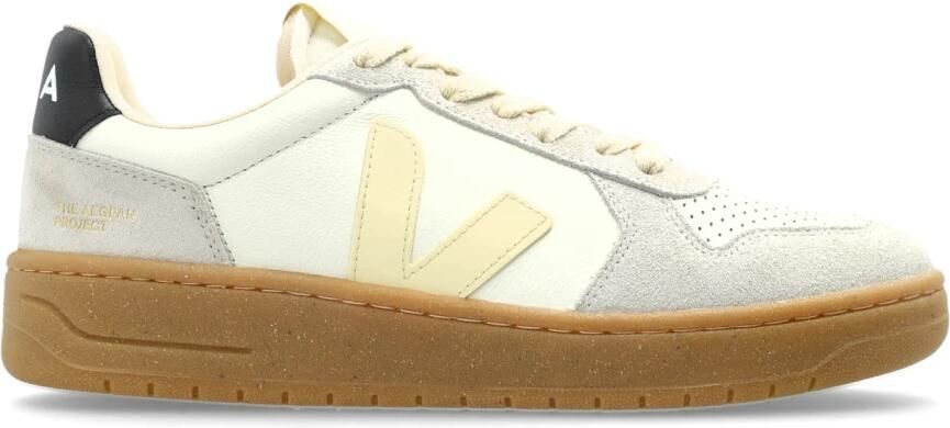 VEJA Lage Sneakers Dames V-82 Leer Beige - Foto 1