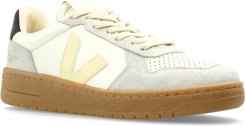 VEJA Lage Sneakers Dames V-82 Leer Beige - Foto 9