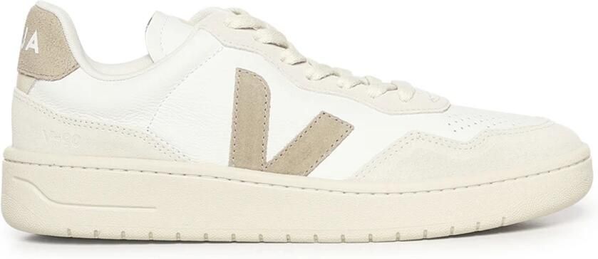 Veja Sneakers laag 'V-90' lichtbeige donkerbeige wit - Foto 18