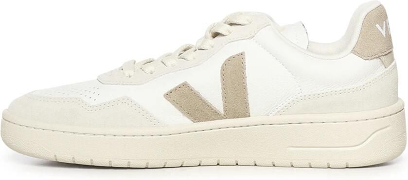 Veja Sneakers laag 'V-90' lichtbeige donkerbeige wit - Foto 17