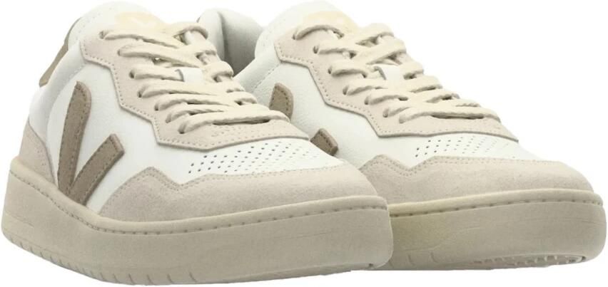 Veja Sneakers laag 'V-90' lichtbeige donkerbeige wit - Foto 14