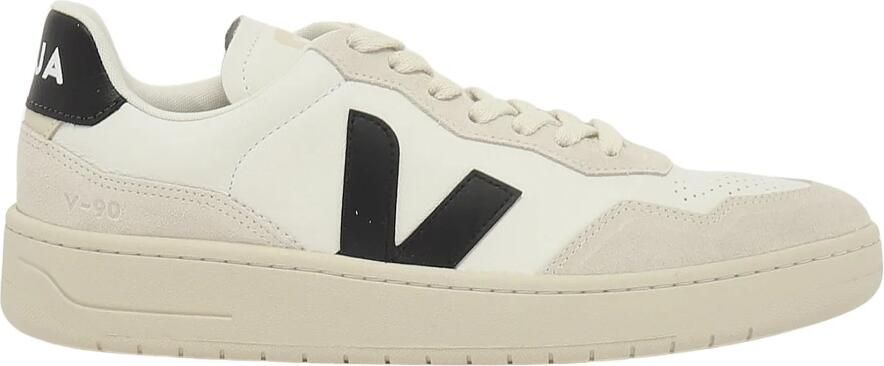 Veja V-90 Leather Sneakers