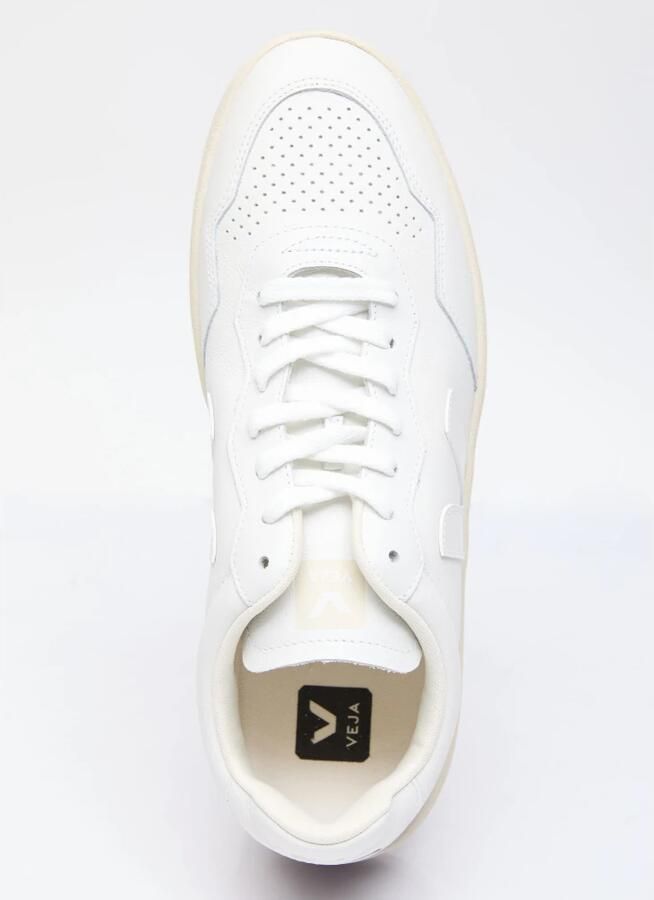 VEJA Lage Sneakers V-90 Maat: 41 Materiaal: Leer Kleur: Wit - Foto 8