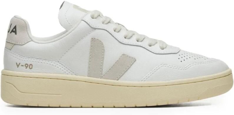 Veja V-90 Leather White Natural