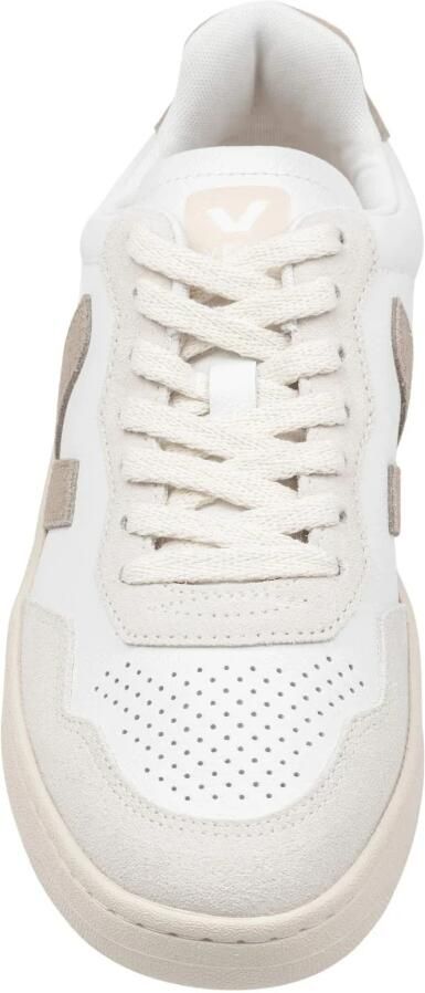 Veja Sneakers laag 'V-90' lichtbeige donkerbeige wit - Foto 13