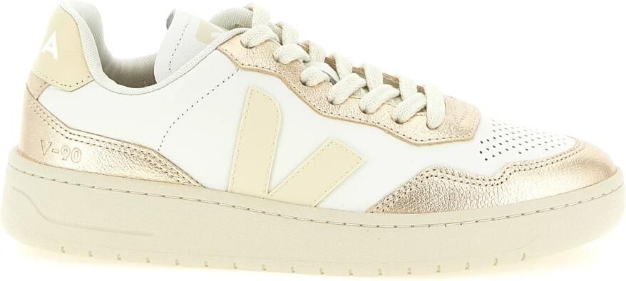 Veja V-90 O.T. Sneakers White Calcaire Platine - Foto 17