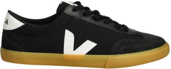 Veja Canvas Volley Zwart Wit Natuurlijk Black Heren