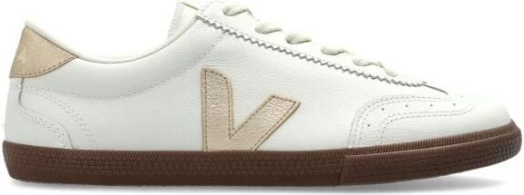 VEJA Lage Sneakers Dames Volley Leer Wit - Foto 14