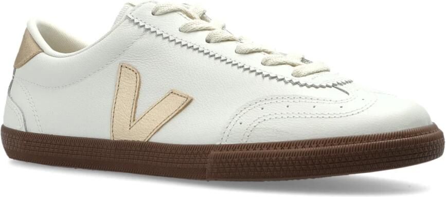 VEJA Lage Sneakers Dames Volley Leer Wit - Foto 11