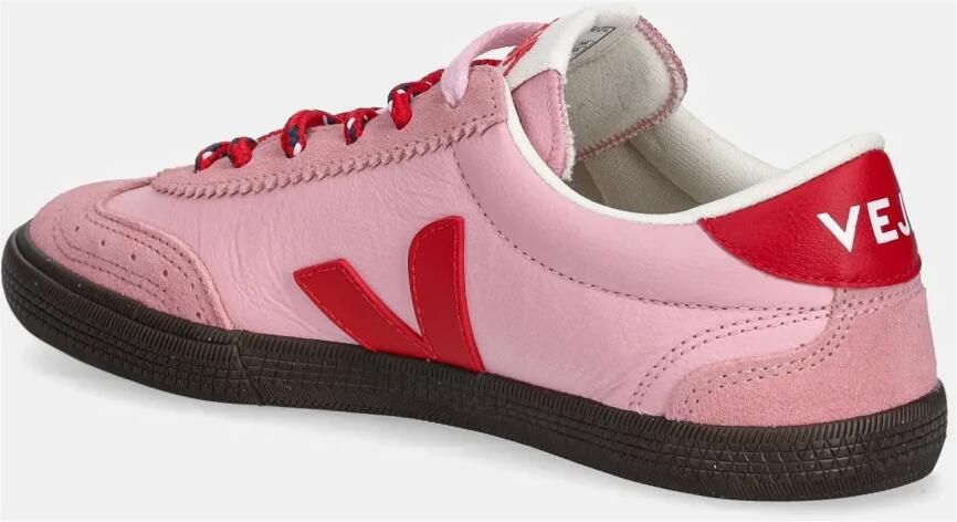 Veja Low-Top Sneakers Volley in poeder roze - Foto 3