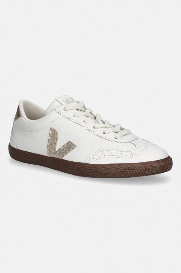 VEJA Lage Sneakers Dames Volley Leer Wit - Foto 6