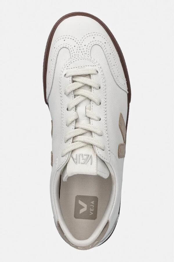 VEJA Lage Sneakers Dames Volley Leer Wit - Foto 7