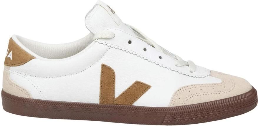 Veja Volley sneaker van leer met suède details - Foto 3