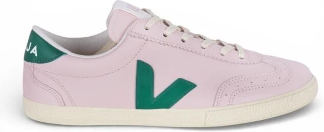 VEJA Lage Sneakers Dames Volley Maat: 40 Materiaal: Leer Kleur: Roze
