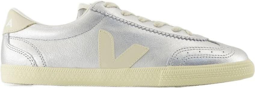 Veja Zilveren Sneakers met Witte V-Detail - Foto 5