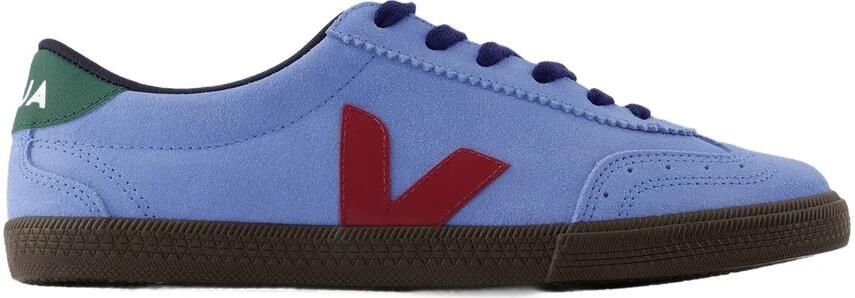 Veja Volley sneaker van suède met leren details - Foto 3