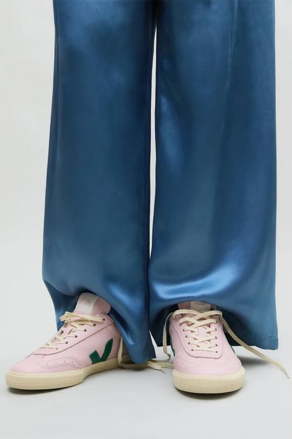 VEJA Lage Sneakers Dames Volley Maat: 39 Materiaal: Leer Kleur: Roze - Foto 2