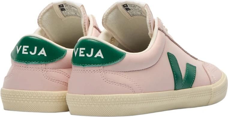 VEJA Lage Sneakers Dames Volley Leer Roze - Foto 6