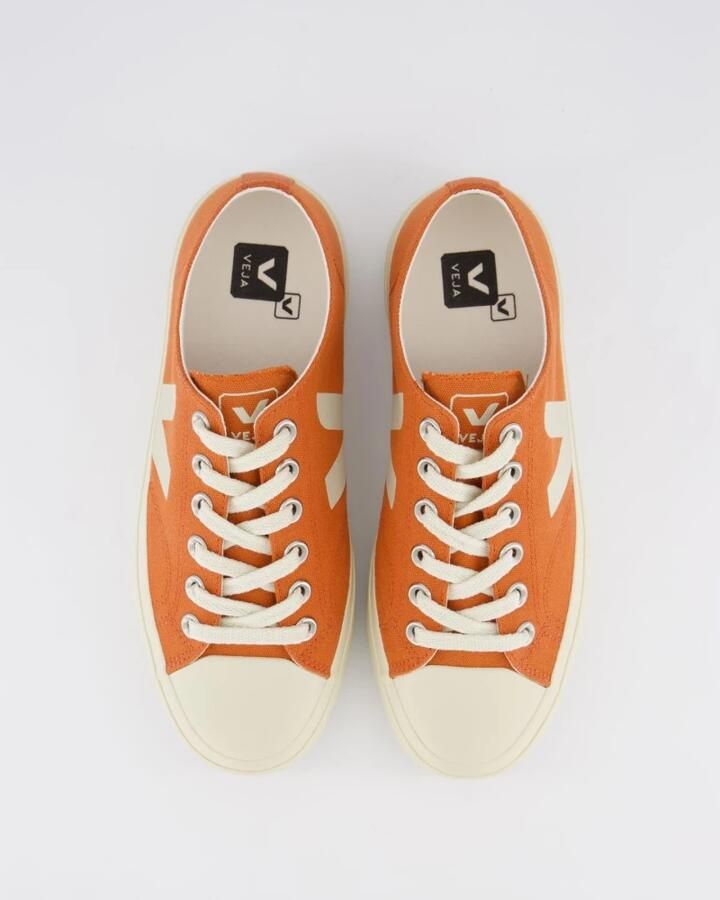Veja Canvas Lage Sneakers in Canyon Pierre Orange Dames - Foto 3