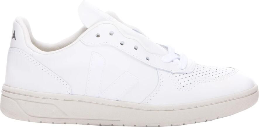 Veja V 10 Leather Herren Sneakers Sportschoenen Schoenen Leer Wit VX021270B - Foto 7