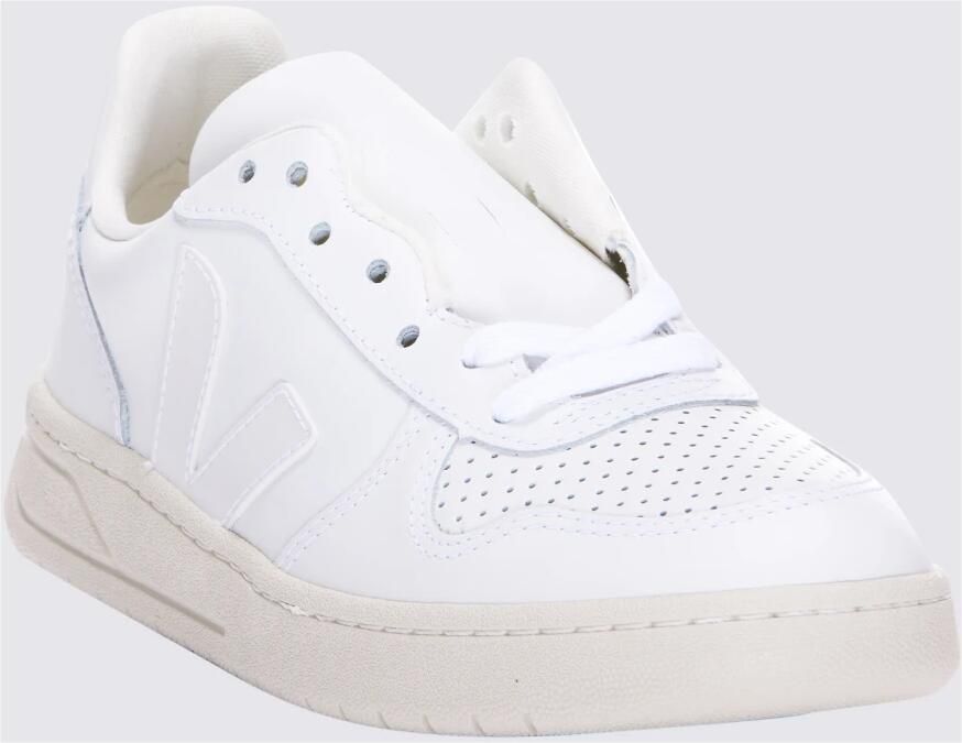 Veja V 10 Leather Herren Sneakers Sportschoenen Schoenen Leer Wit VX021270B - Foto 5