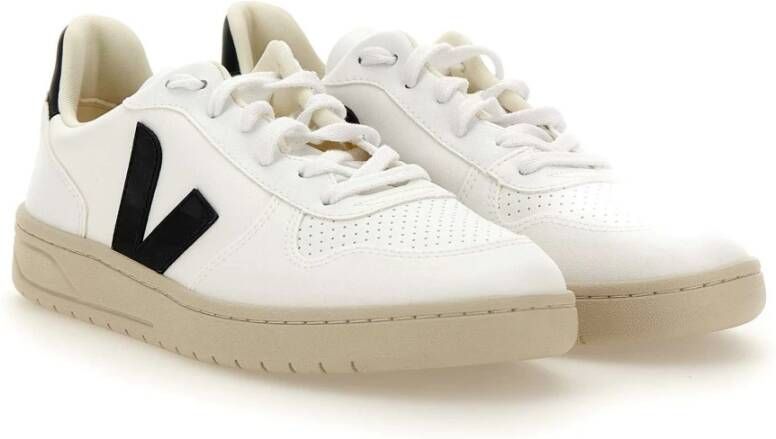 Veja V-10 den Patch Logo Geperforeerde Details Rubberen Zool White - Foto 8