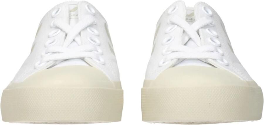 Veja Witte Stoffen Lage Sneakers