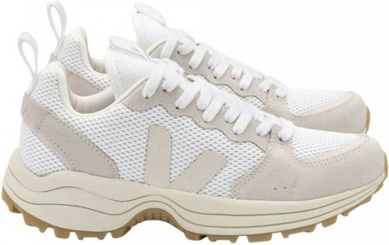 Veja Witte Tech Fabric Sneakers met Suède Inzetstukken White Dames - Foto 4