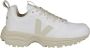 Veja Witte Biologisch Katoenen Sneakers met Rubberen V Logo Wit Dames - Thumbnail 1