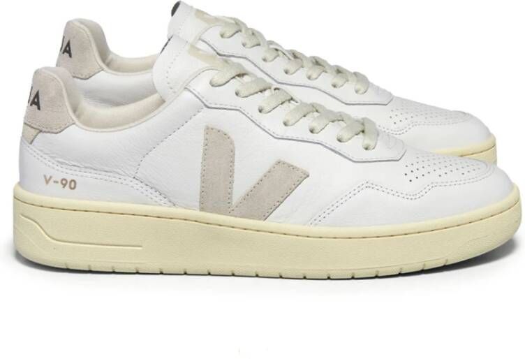 VEJA Lage Sneakers V-90 Maat: 36 Materiaal: Leer Kleur: Wit - Foto 6